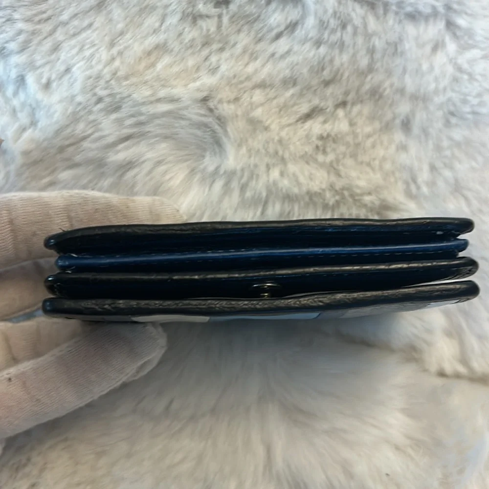 Balenciaga Bazaar small multi colored leather  bifold card holder wallet - Picture 6 of 17